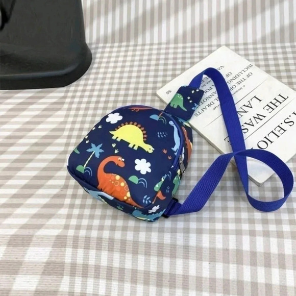 Mini childrens dinosaur zipper backpack purse bag shoulder satchel kids child bo - Picture 7 of 8